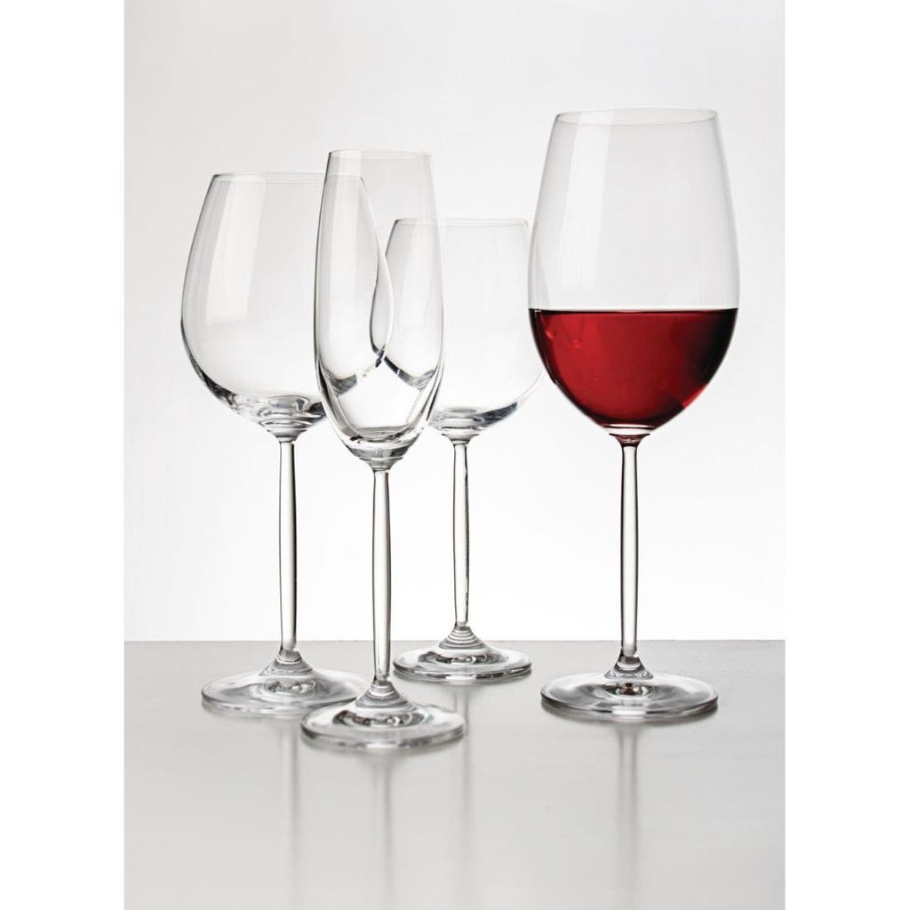 Verre à vin en cristal Chime Olympia 620ml (Lot de 6)