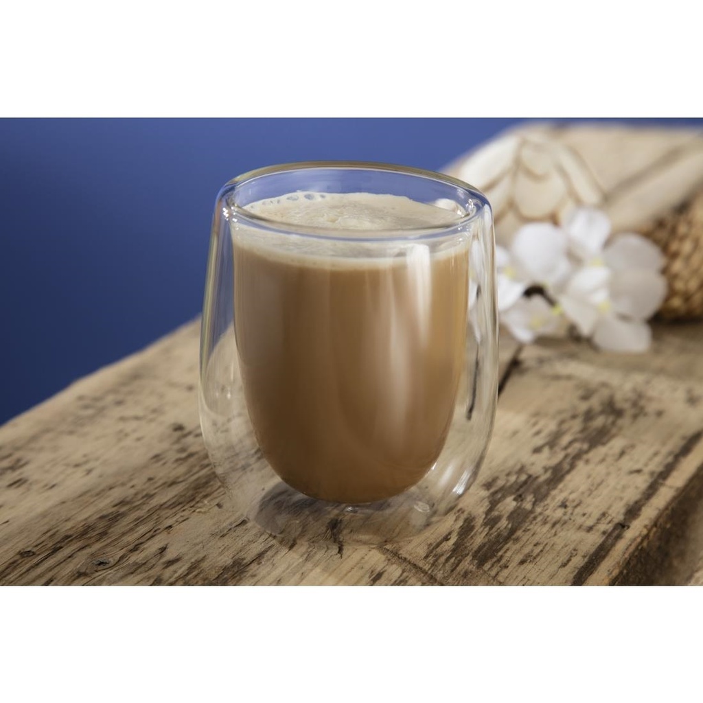 Verres à Latte double paroi Utopia 270 ml (lot de 12)