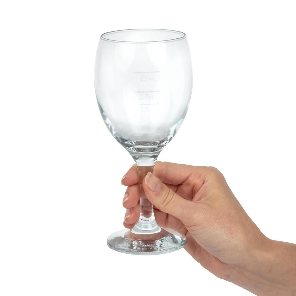 Verres à vin Imperial Utopia 340ml jaugés à 125ml 175ml et 250ml (lot de 12)