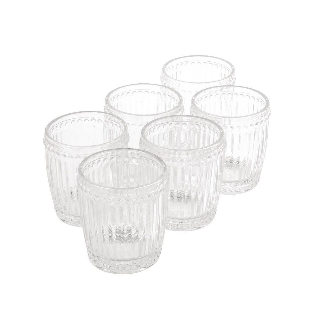 Verres à whisky transparents Olympia Baroque 325ml (lot de 6)