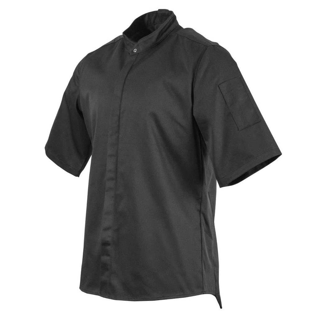 Veste col officier Southside noire - Taille M