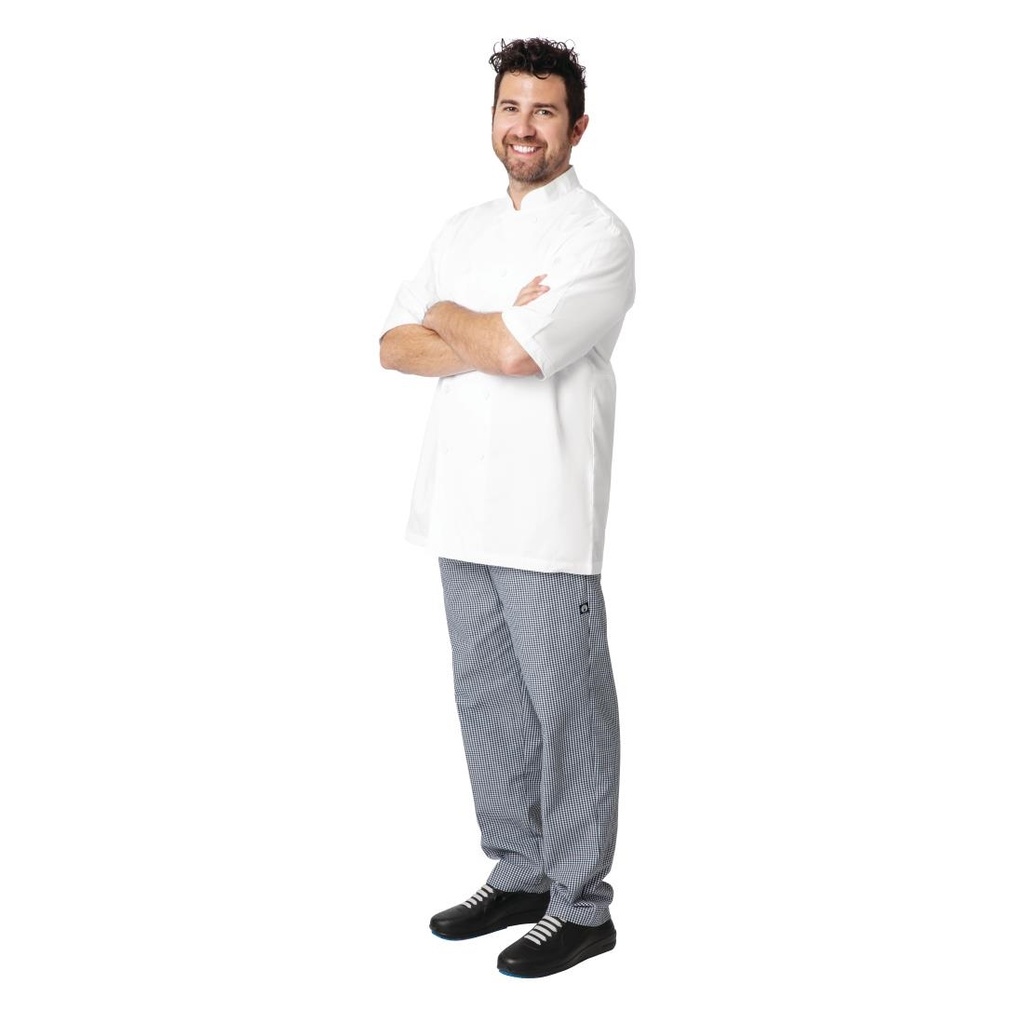 Veste de cuisine mixte blanche Chef Works Montreal Cool Vent L