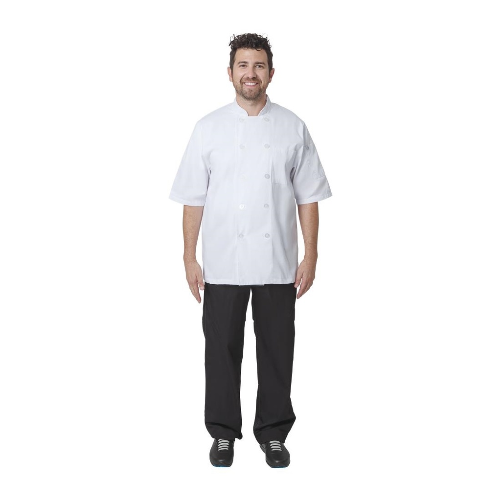 Veste de cuisine mixte blanche Chef Works Volnay L