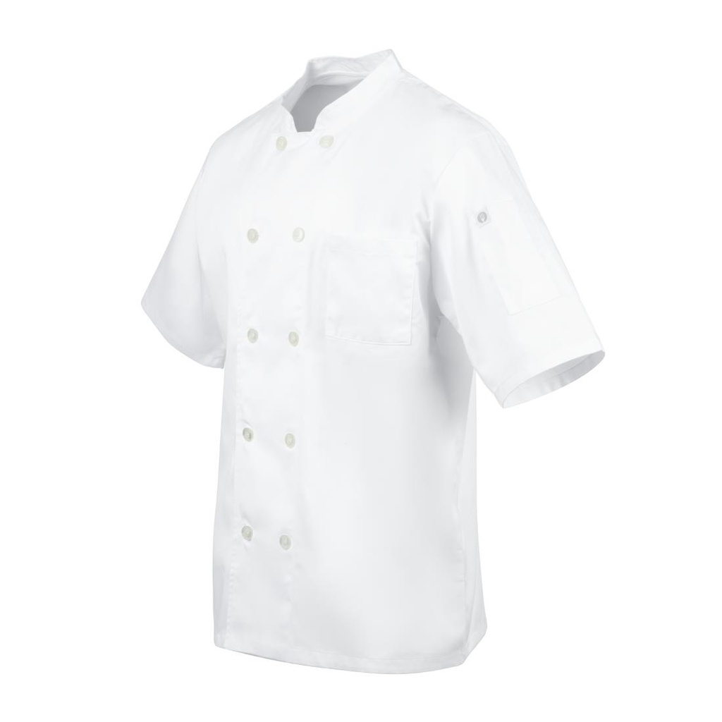 Veste de cuisine mixte blanche Chef Works Volnay L