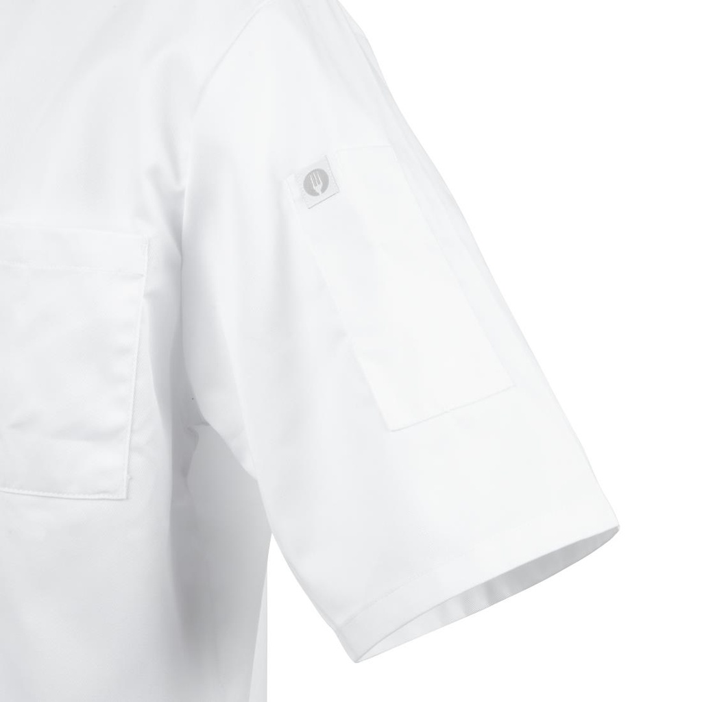 Veste de cuisine mixte blanche Chef Works Volnay L