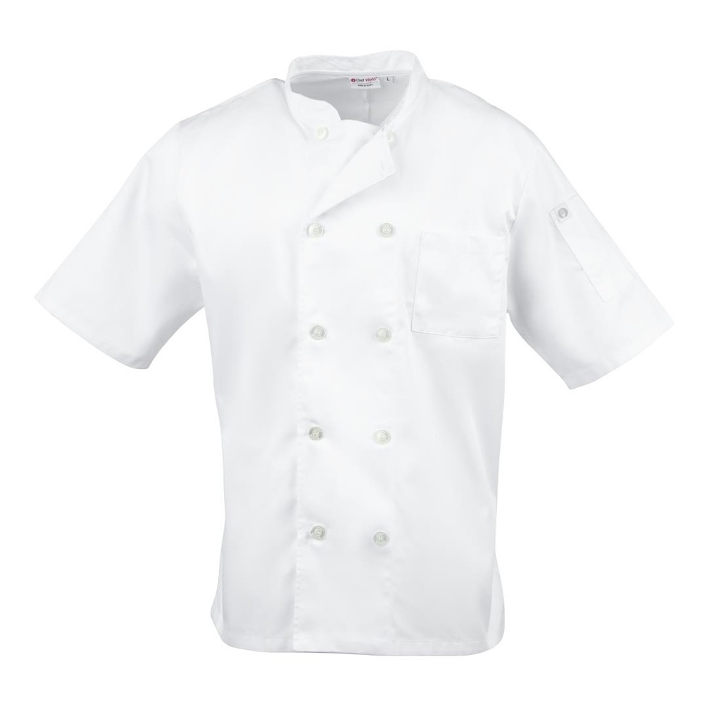 Veste de cuisine mixte blanche Chef Works Volnay L