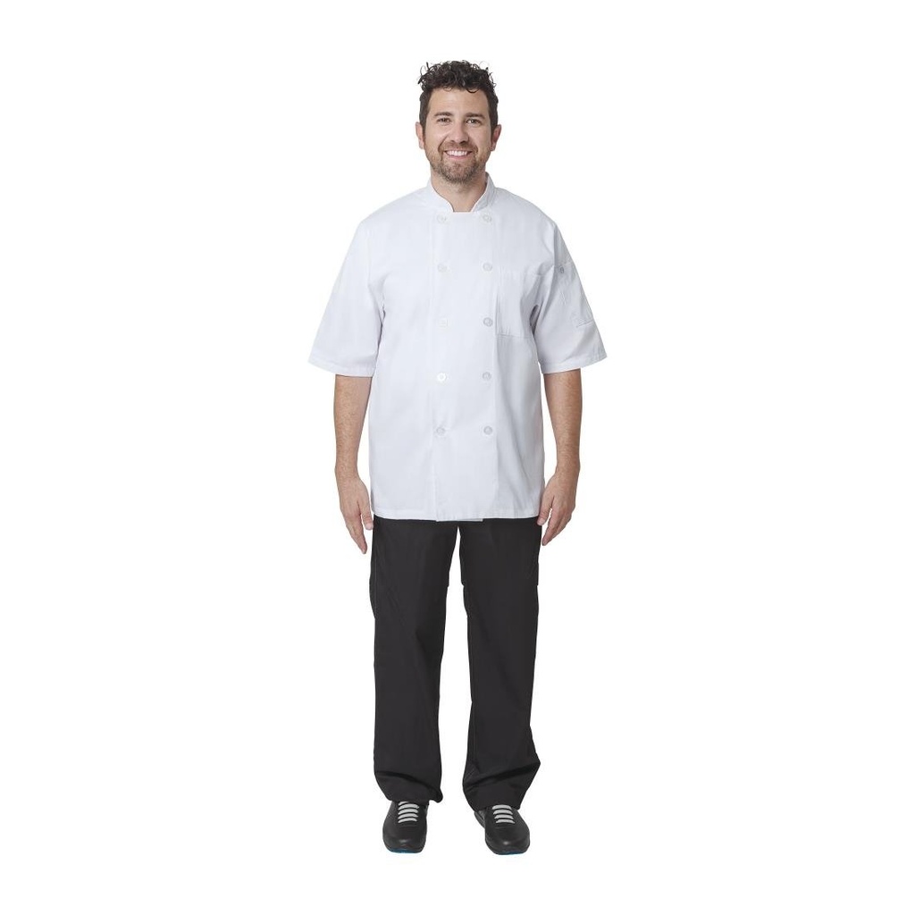 Veste de cuisine mixte blanche Chef Works Volnay XL