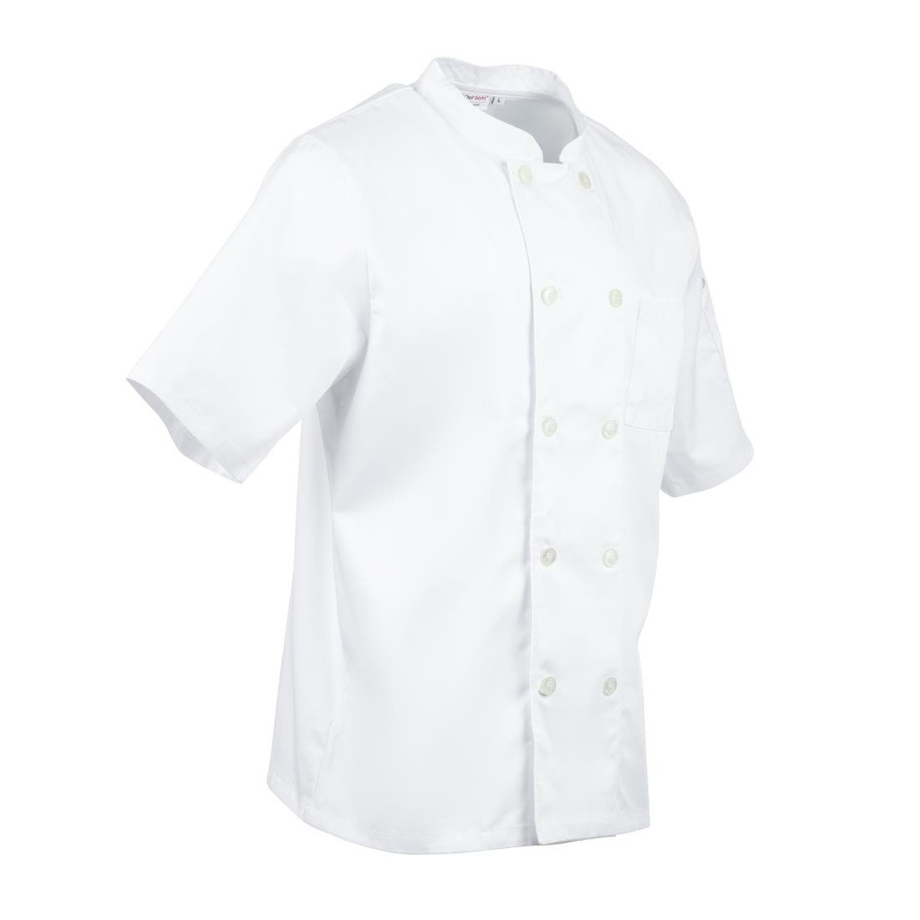 Veste de cuisine mixte blanche Chef Works Volnay XL