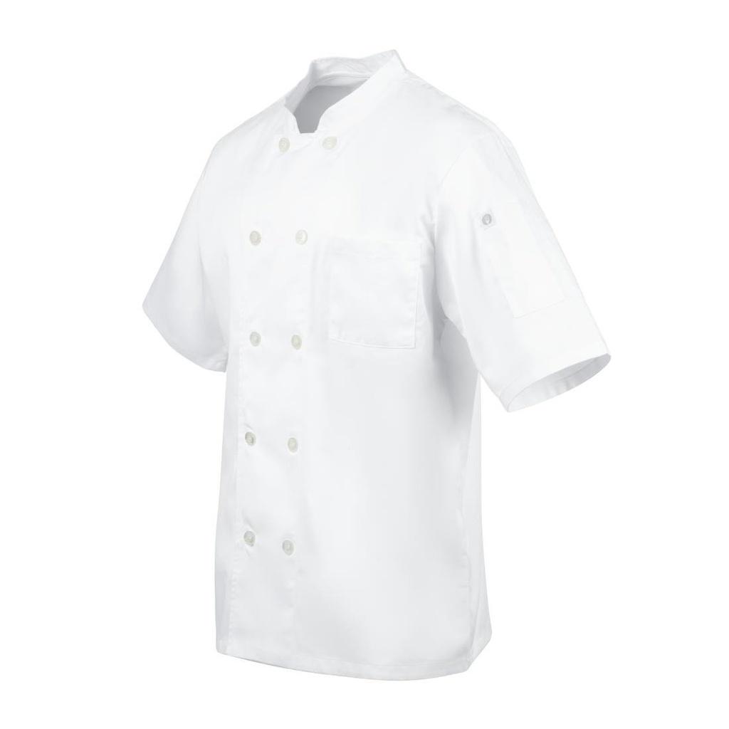 Veste de cuisine mixte blanche Chef Works Volnay XL