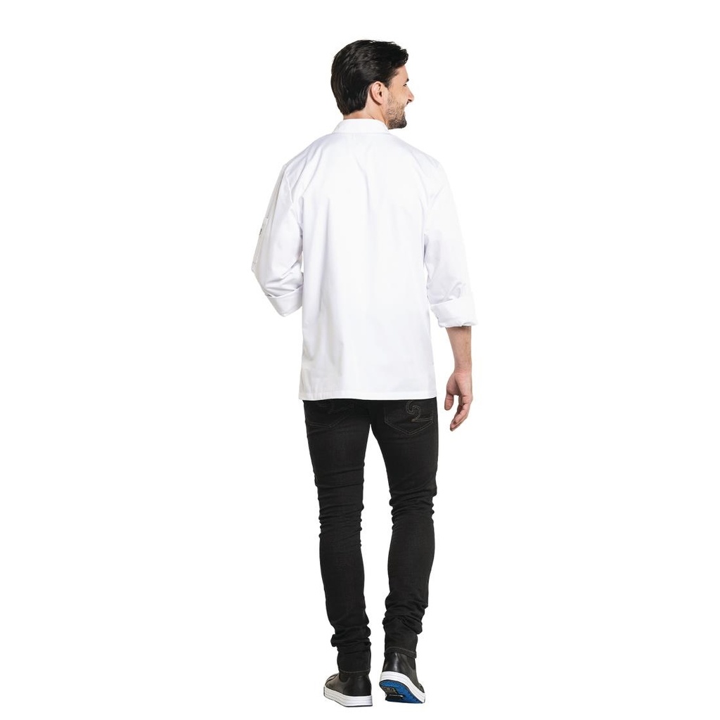 Veste de cuisine mixte Chaud Devant Firenze blanche XL