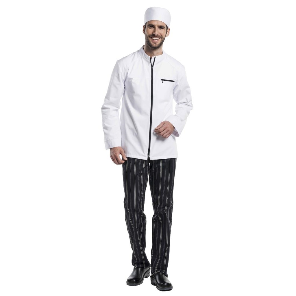 Veste de cuisine mixte Chaud Devant Modena blanche 3XL