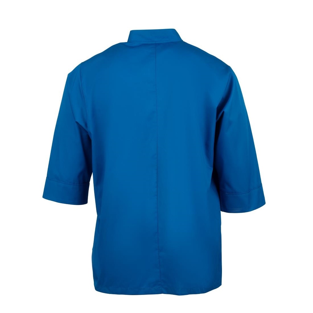 Veste de cuisine mixte Chef Works bleue L