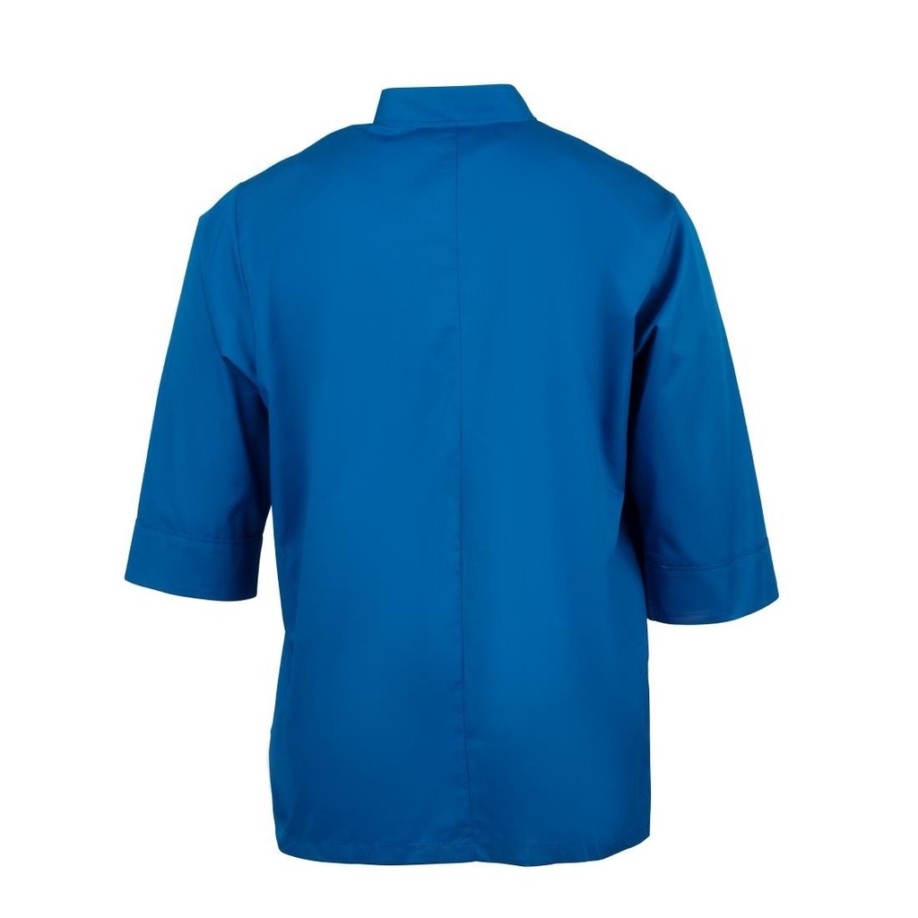 Veste de cuisine mixte Chef Works bleue XS