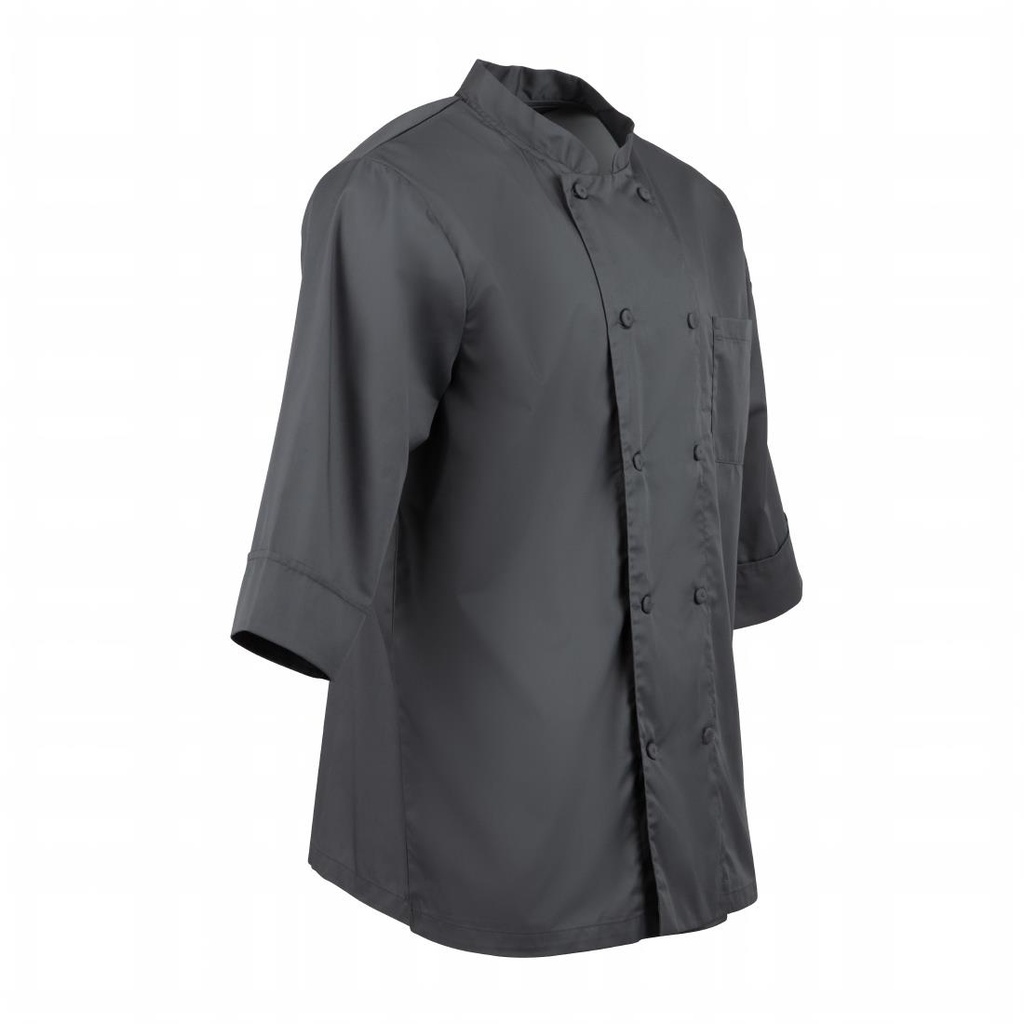 Veste de cuisine mixte Chef Works grise L