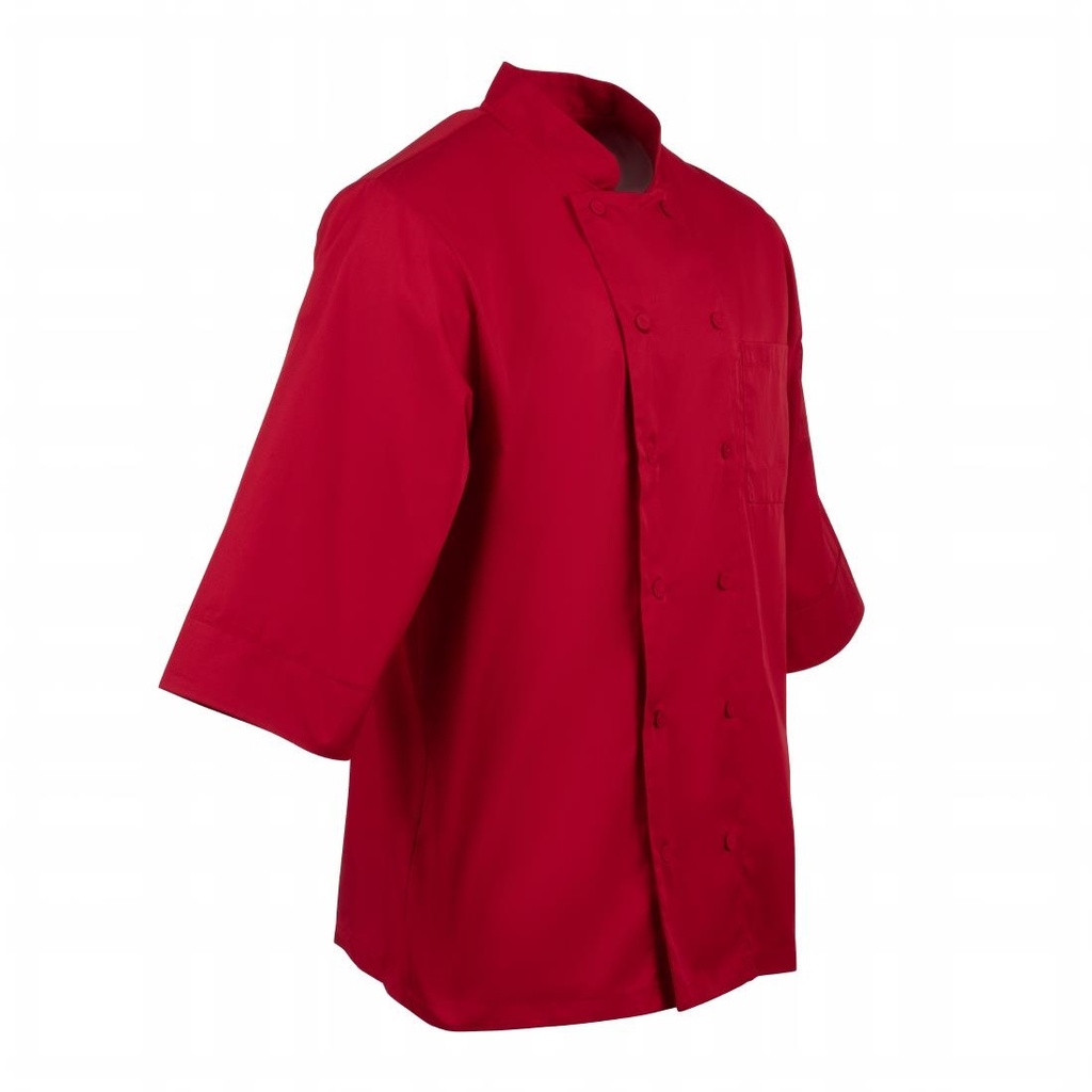 Veste de cuisine mixte Chef Works rouge L