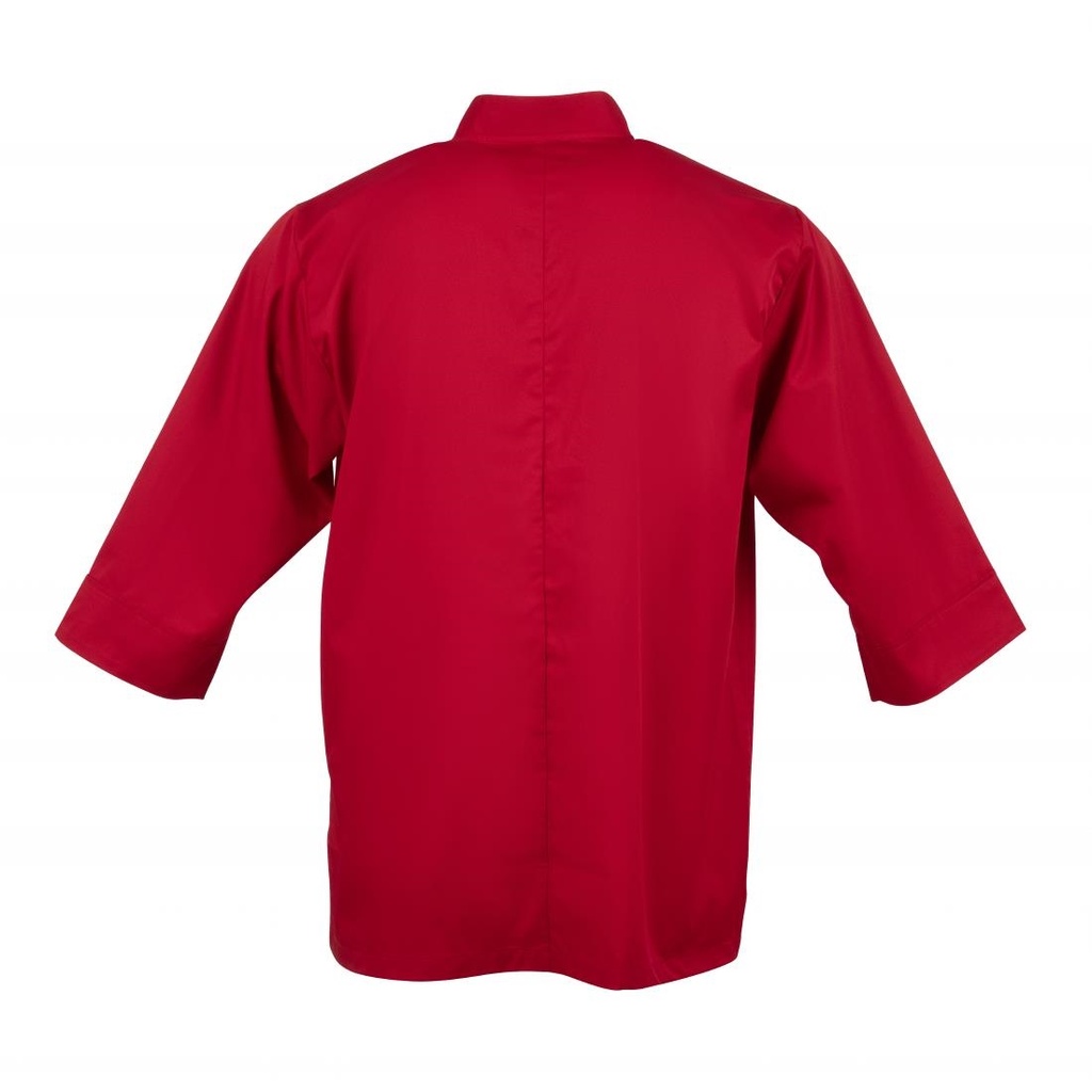 Veste de cuisine mixte Chef Works rouge L