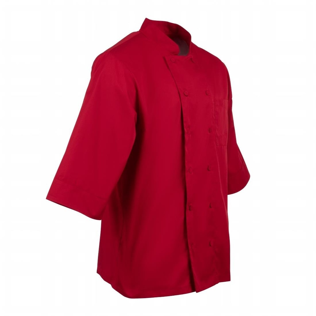 Veste de cuisine mixte Chef Works rouge M