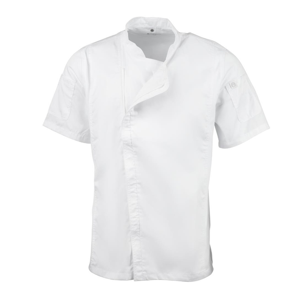 Veste de cuisine mixte Cool Vent Chef Works Urban Springfield blanche L