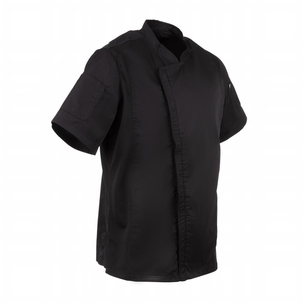 Veste de cuisine mixte Cool Vent Chef Works Urban Springfield noire L