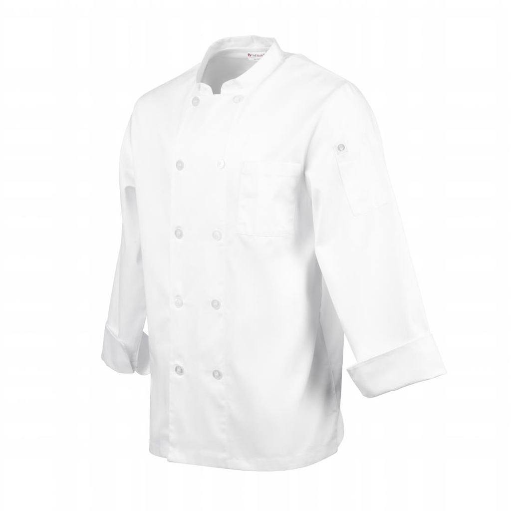 Veste de cuisine mixte Le Mans Chef Works blanche L