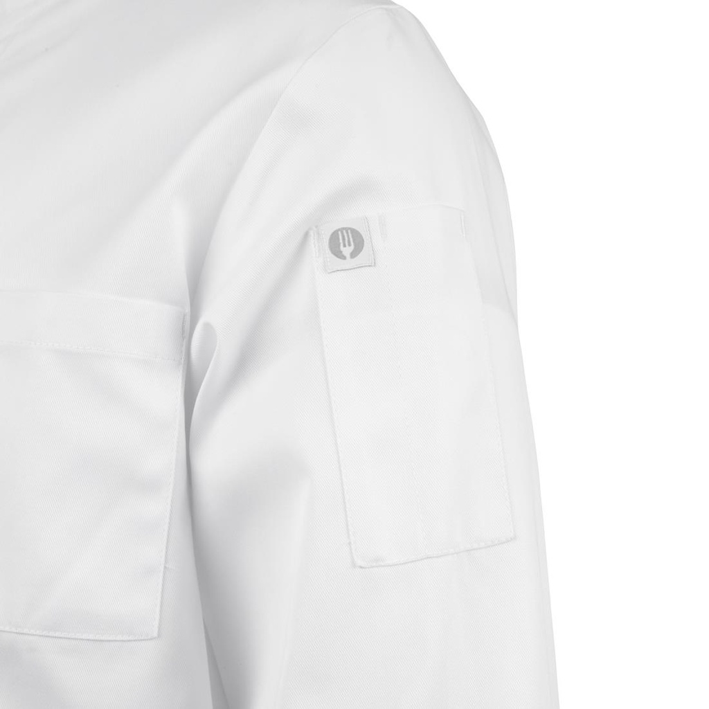 Veste de cuisine mixte Le Mans Chef Works blanche L