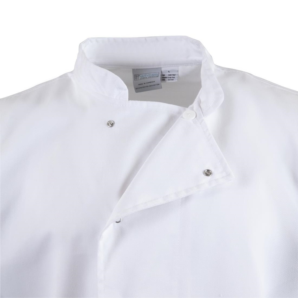 Veste de cuisine mixte Whites Nevada blanche L