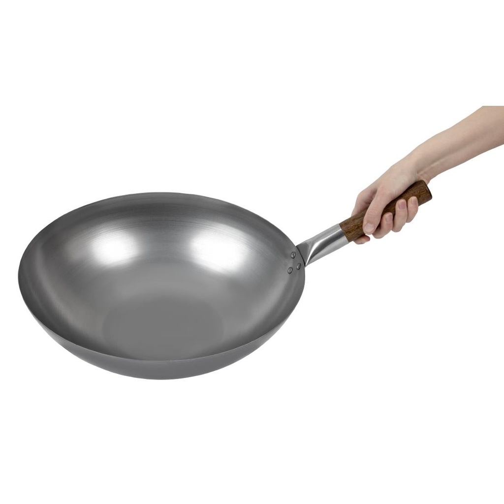 Wok fond hémisphérique Londonwok 38 cm (Ø)