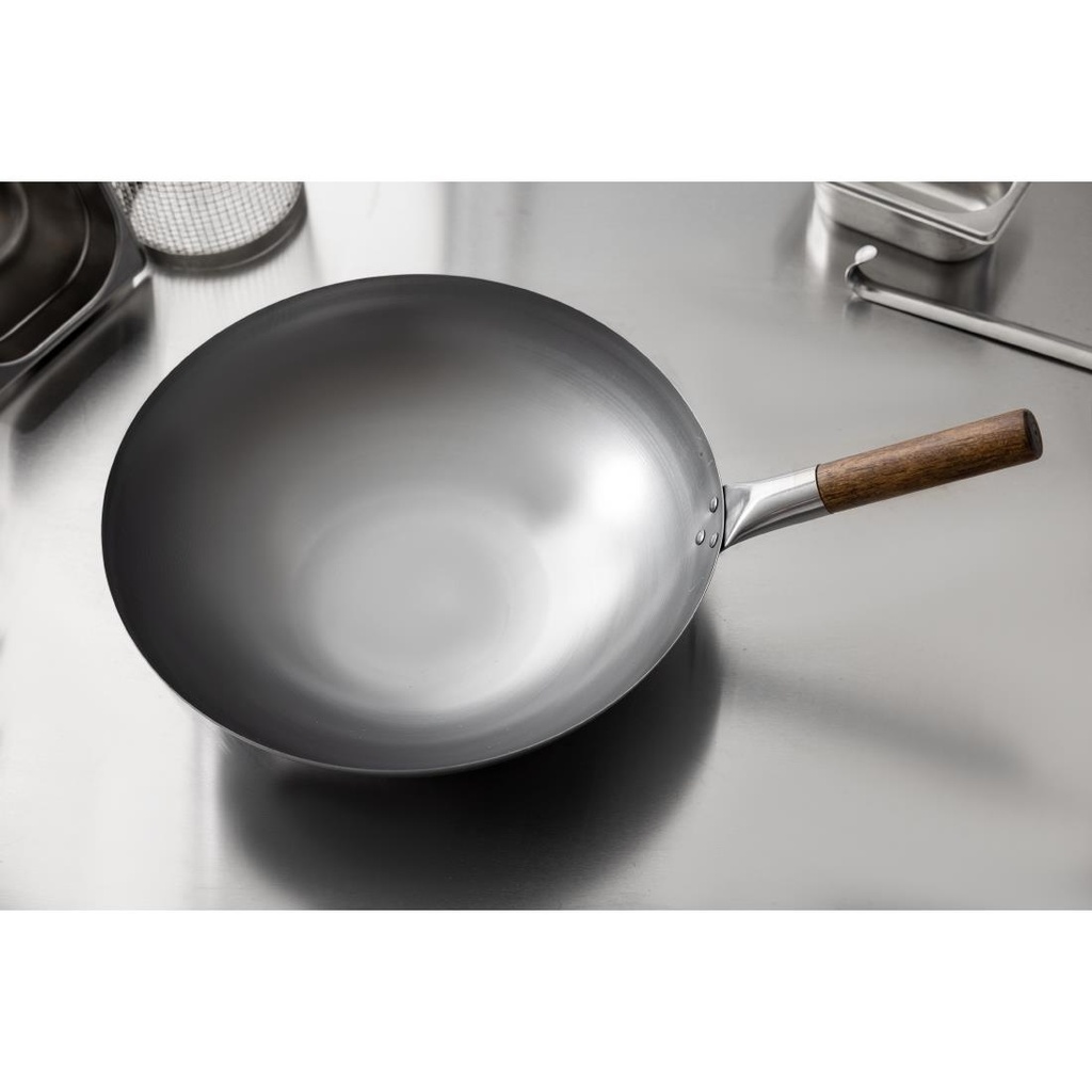 Wok fond hémisphérique Londonwok 38 cm (Ø)