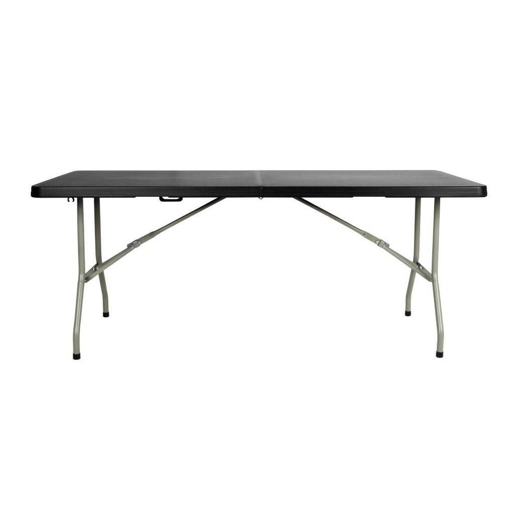 Table pliable au centre Bolero noire 1829mm