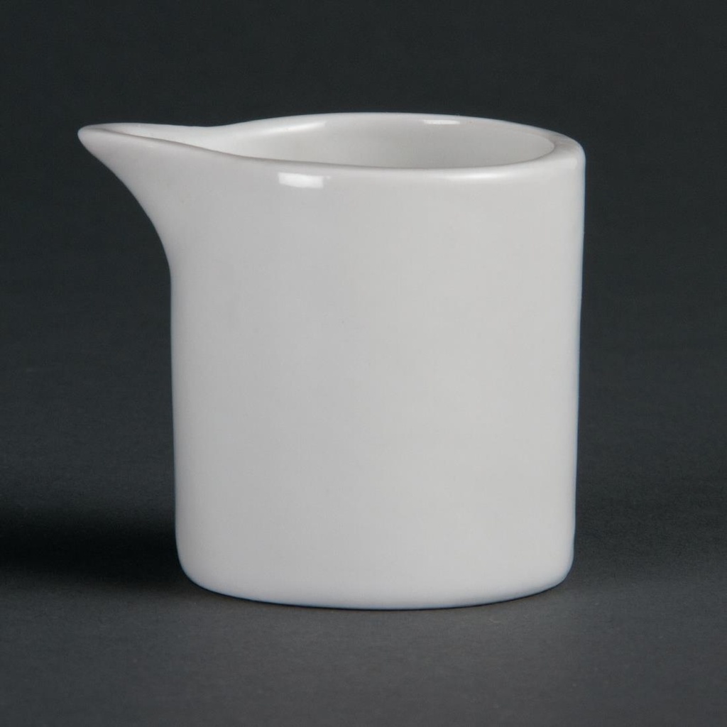 Pots à lait blancs 57ml Olympia Whiteware (Lot de 6)