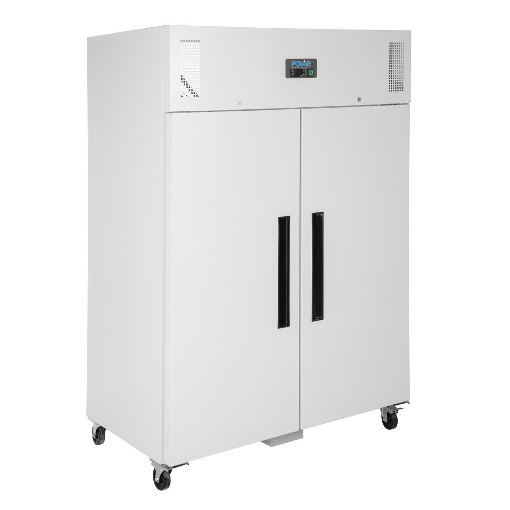 Armoire réfrigérée négative GN double porte Polar blanche Série G 1200L