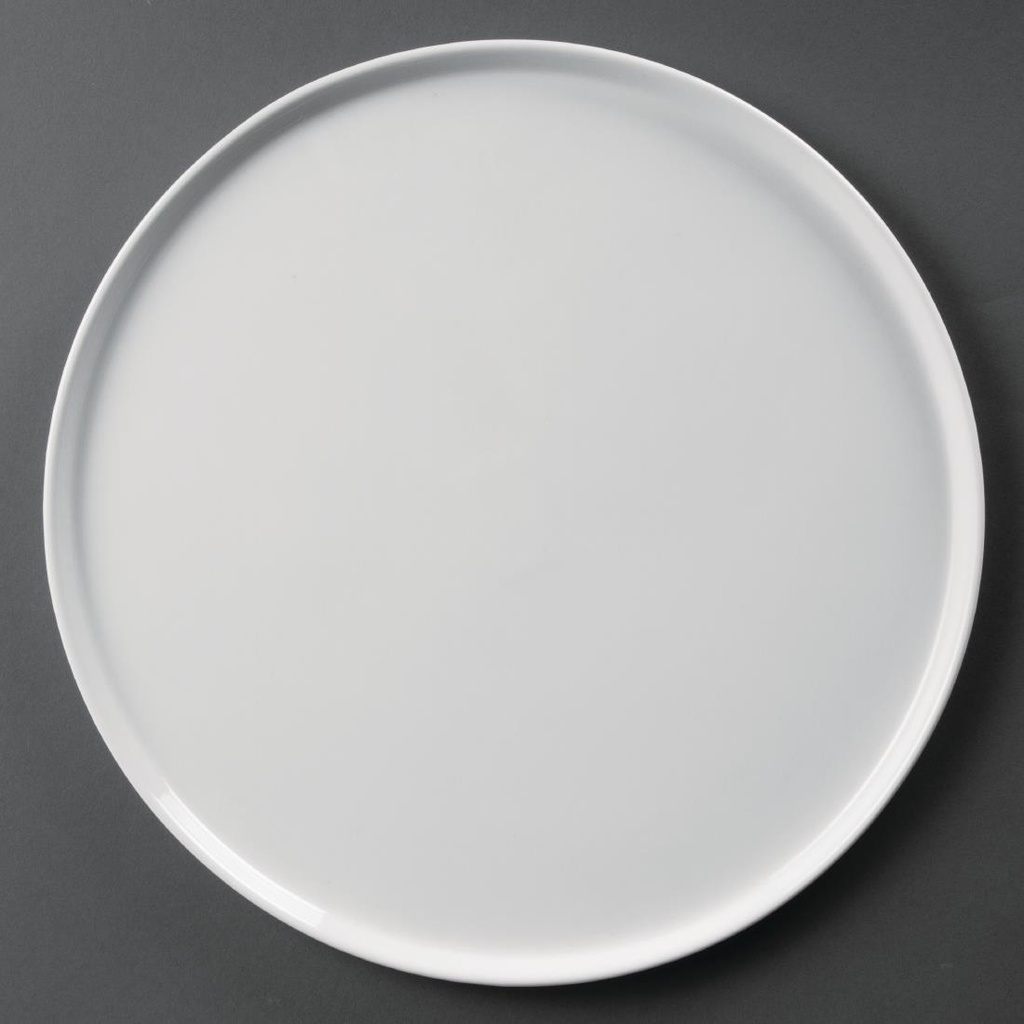 Assiettes à pizza Olympia Whiteware 330mm (Lot de 4)