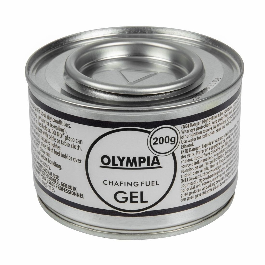 Gel combustible pour chauffe-plat Olympia 2h x 12