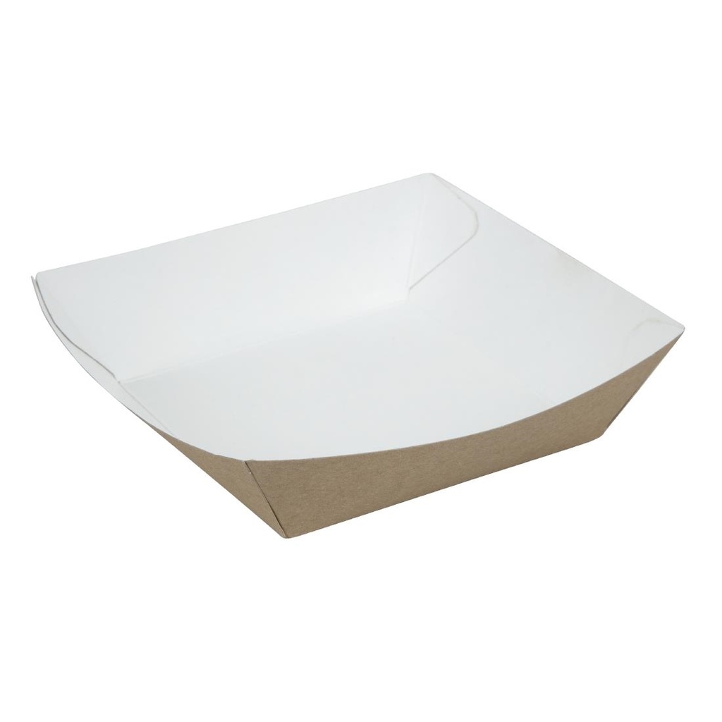 Grandes barquettes alimentaires kraft compostables Colpac 148mm