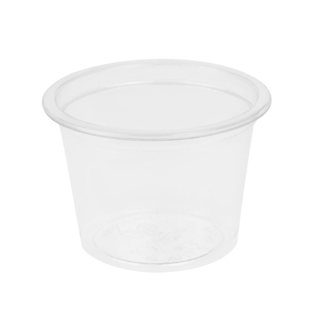 Pots à sauce PLA compostables Vegware 28ml (x5000)