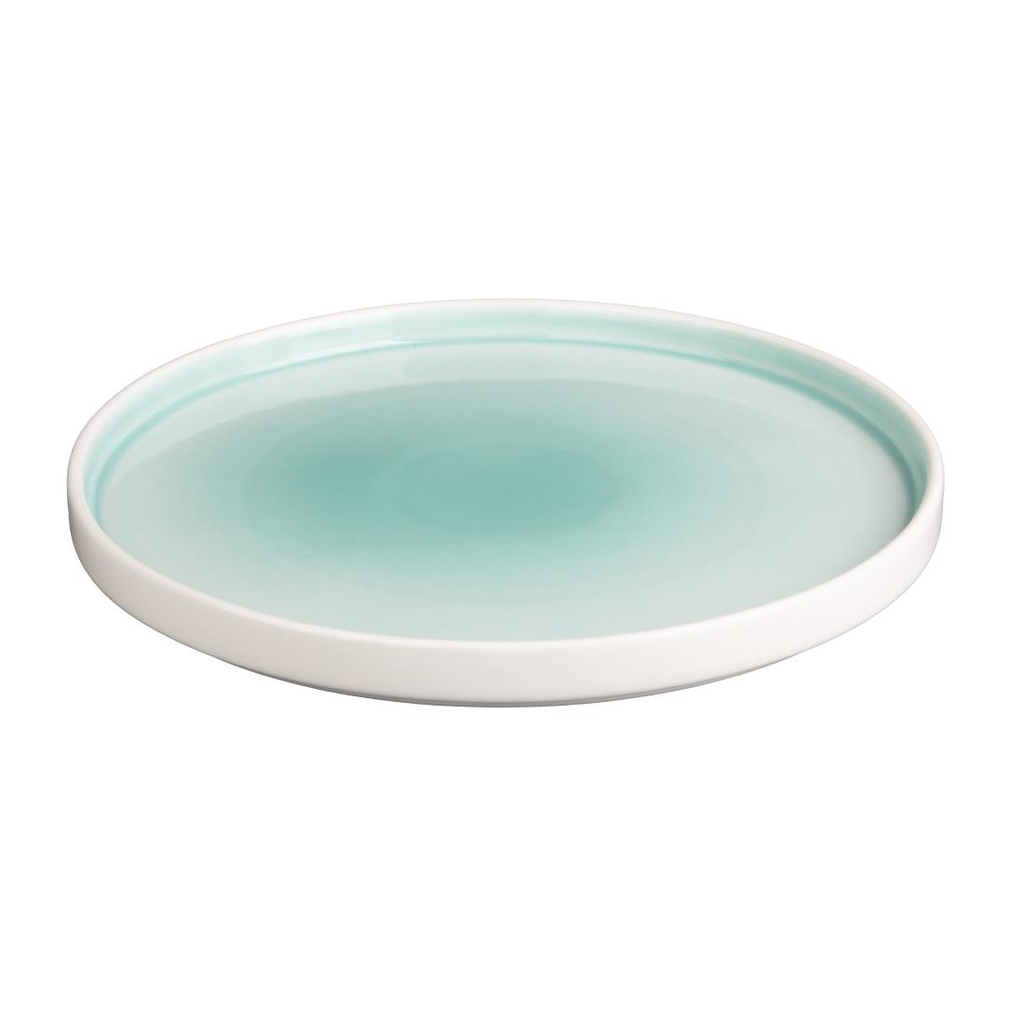 Assiettes Olympia Fondant vertes 270mm (lot de 4)