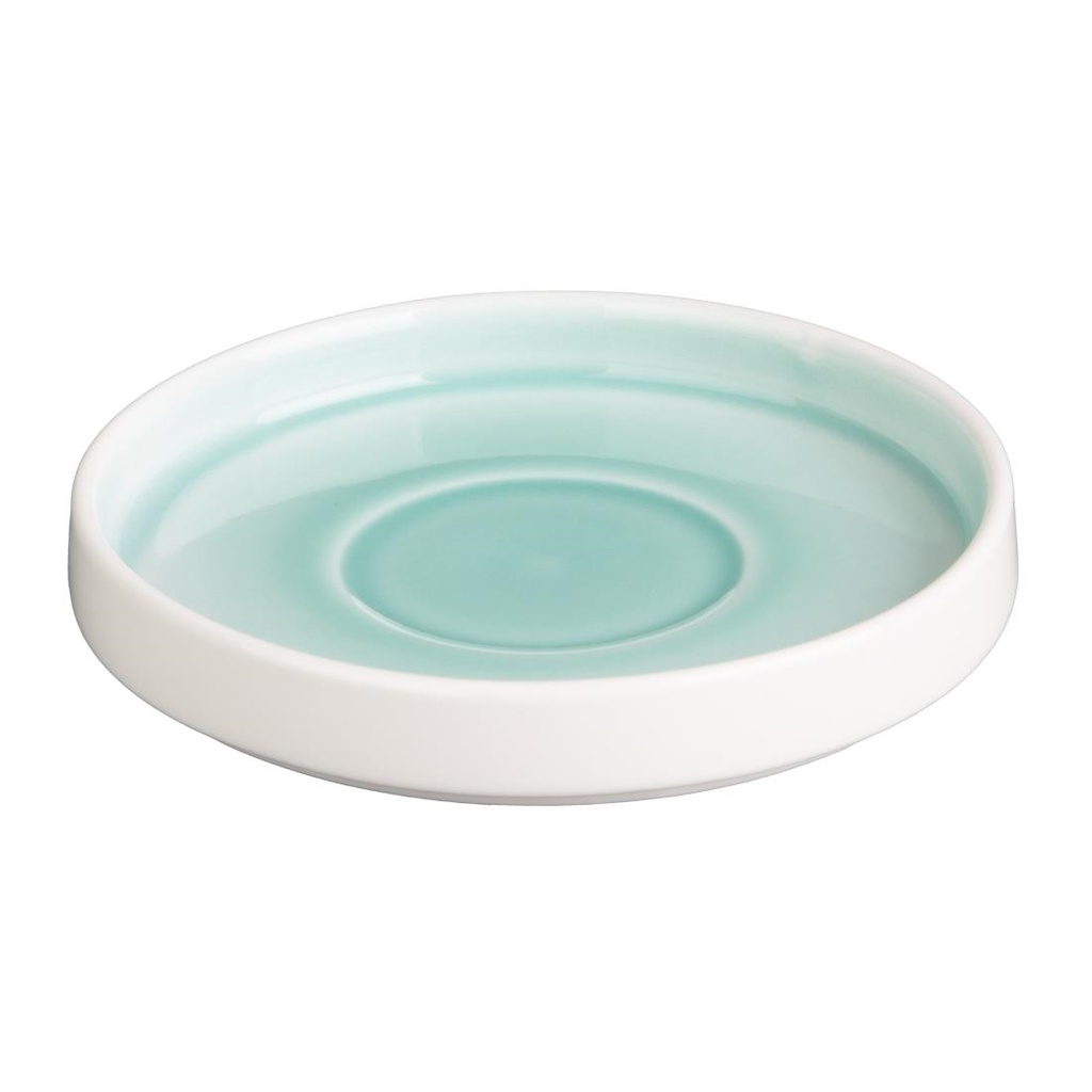 Soucoupes Olympia Fondant vertes 135mm (lot de 6)