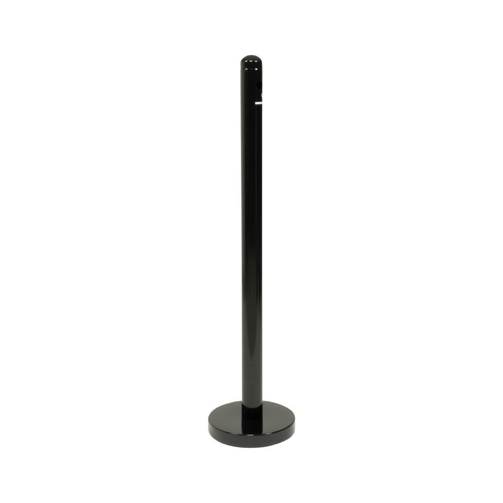 Cendrier poteau en inox noir Securit 1m