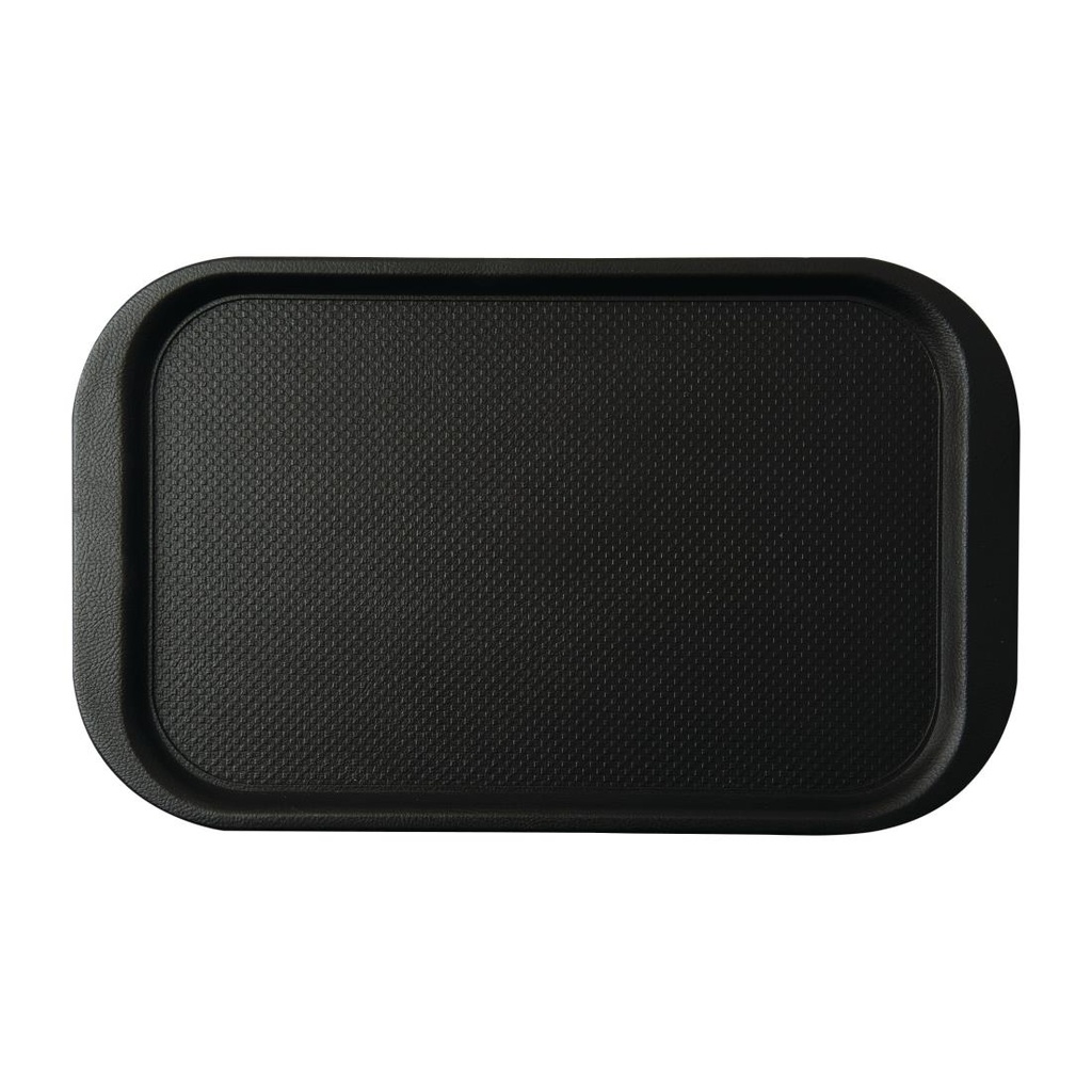 Plateau antidérapant Roltex Blackline rond 630 x 390mm noir