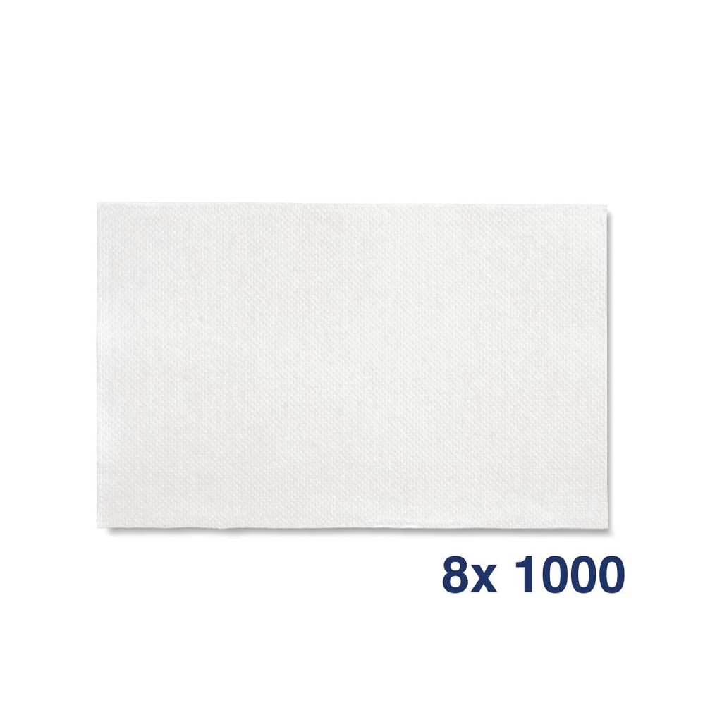 Serviettes blanches pour distributeur Tork Xpressnap Extra Soft  (Lot de 8000)