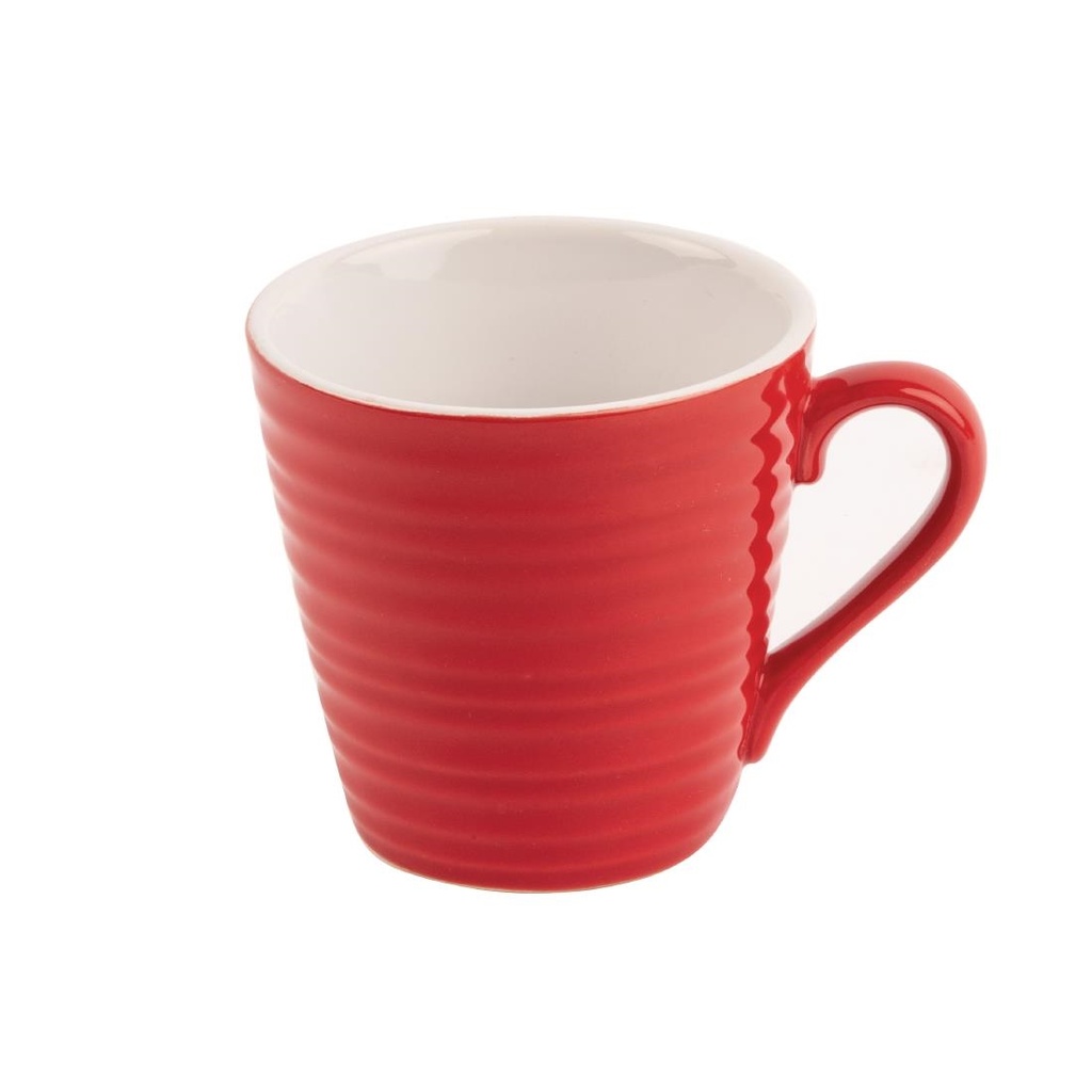 Mugs Aroma Olympia rouges 340 ml (lot de 6)