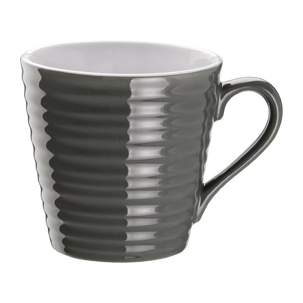 Mugs Aroma Olympia gris 340 ml (lot de 6)