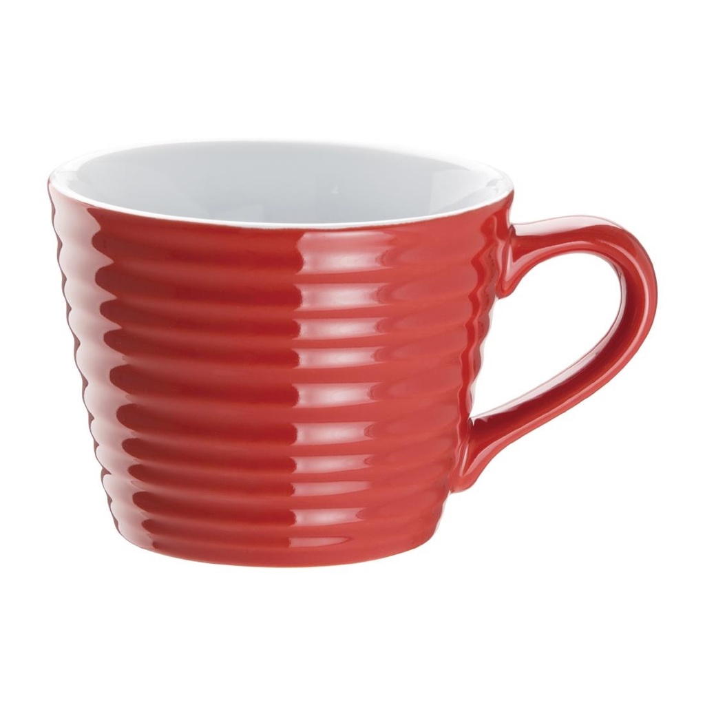 Mugs Aroma Olympia rouges 230 ml (lot de 6)