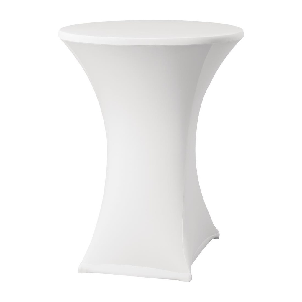 Housse de table extensible Samba blanche D2