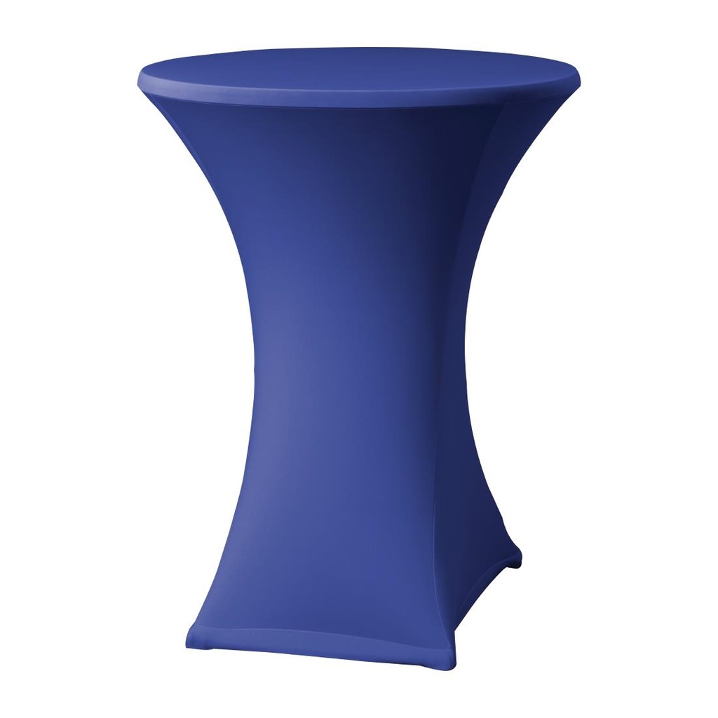 Housse de table extensible Samba bleue D2