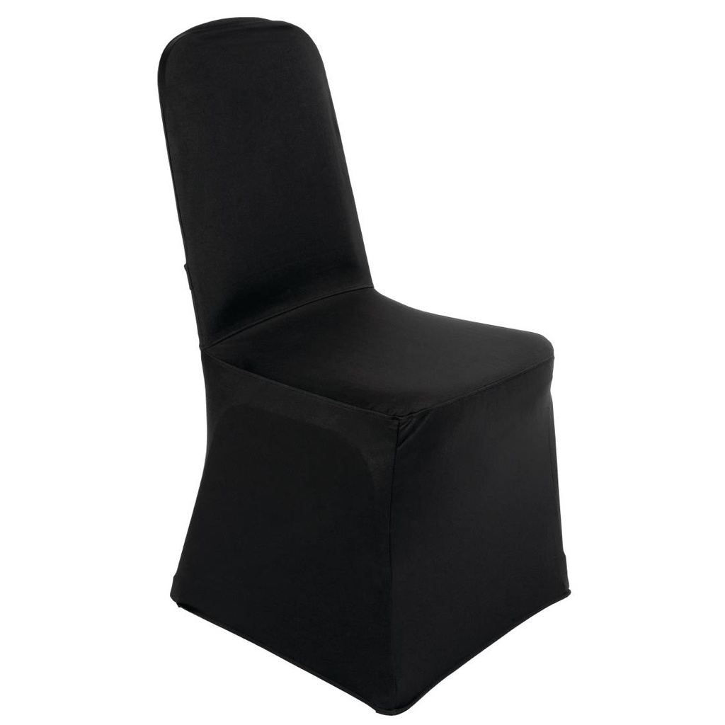 Housse de chaise de banquet Bolero noire