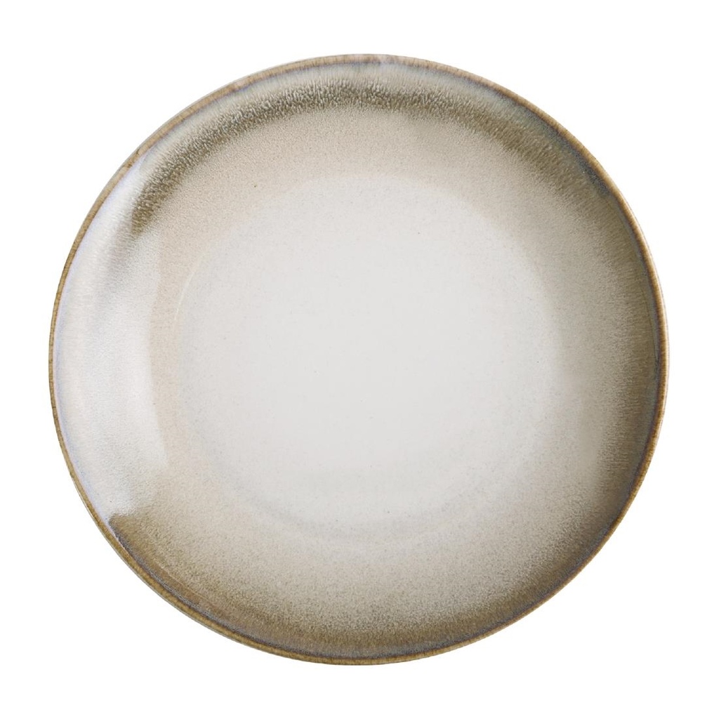 Assiettes plates sable Birch Olympia 20,5 cm (x6)
