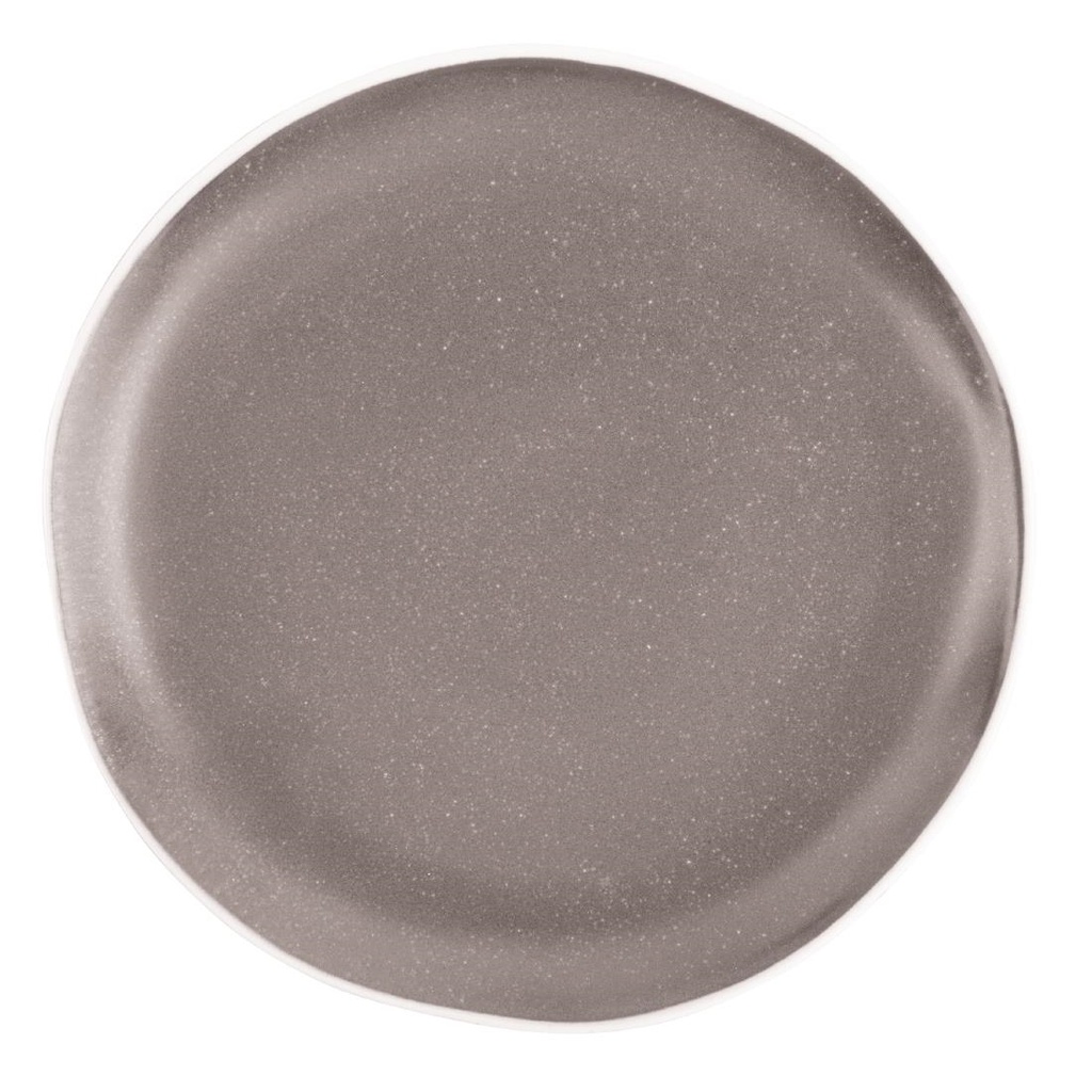 Assiettes plates grises Chia Olympia 20,5 cm (x6)