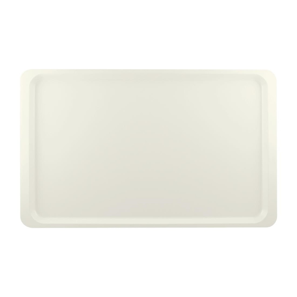 Plateau de service en polyester Roltex GN1/1 530x325mm blanc perle