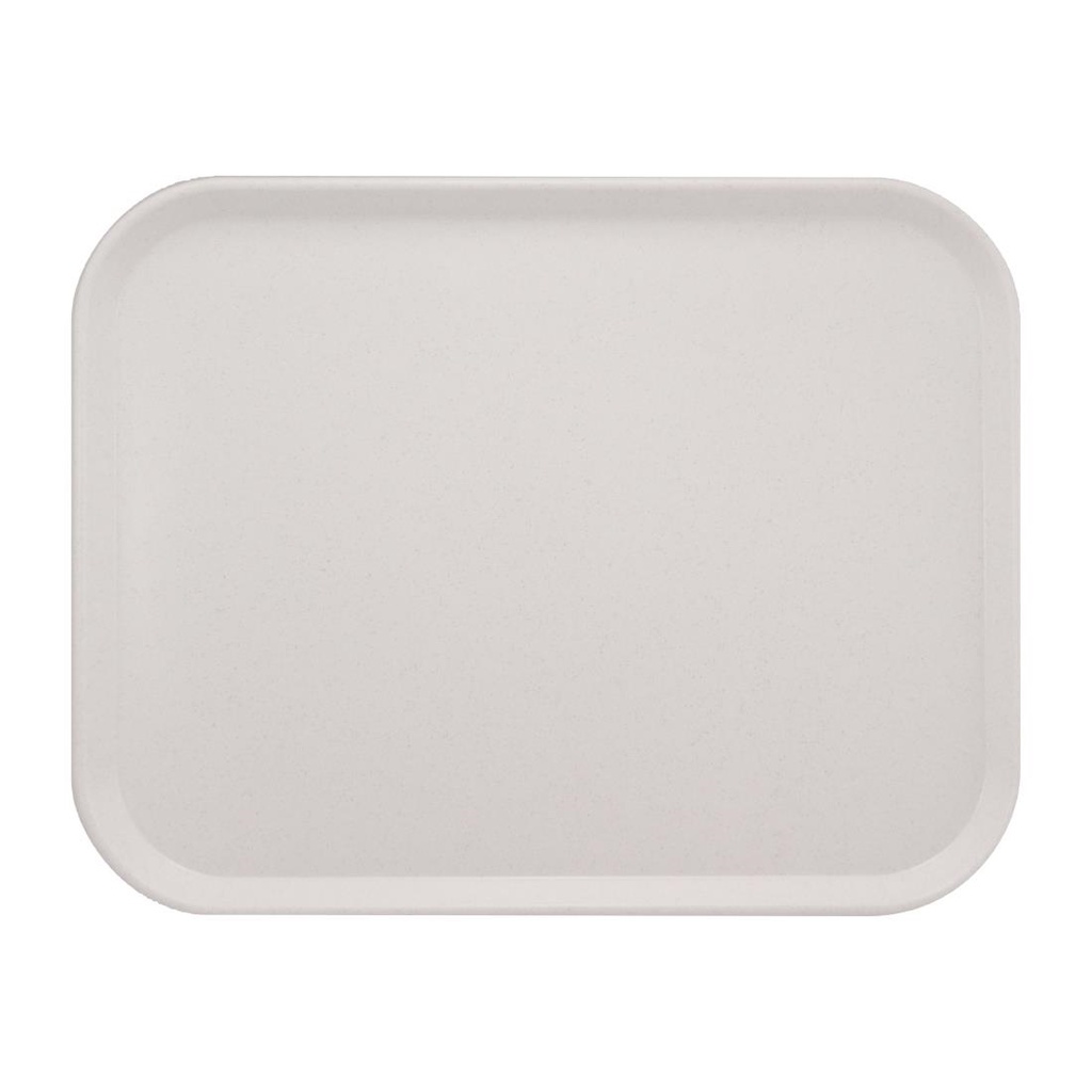 Plateau de service en polyester Roltex America 460x360mm gris moucheté